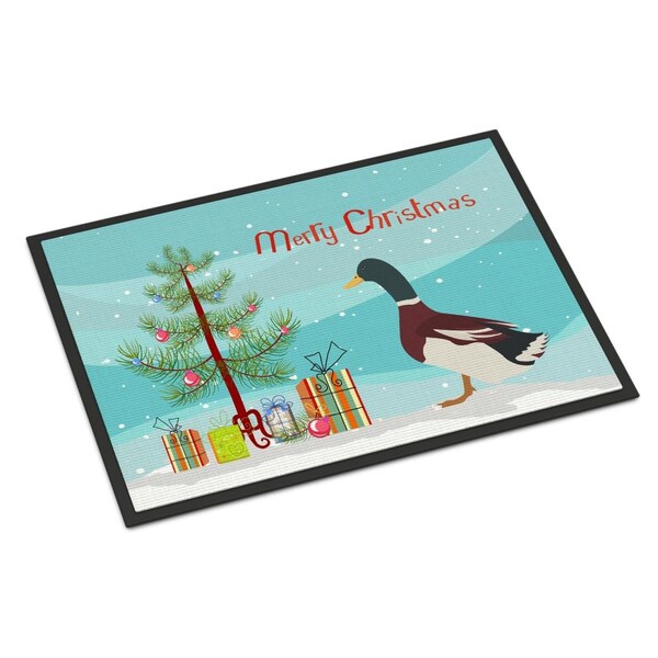 Carolines Treasures Rouen Duck Christmas Indoor or Outdoor Mat, 24 x 36 in. BB9223JMAT - main